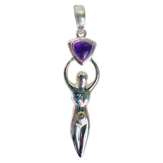 Amethyst Goddess Pendant