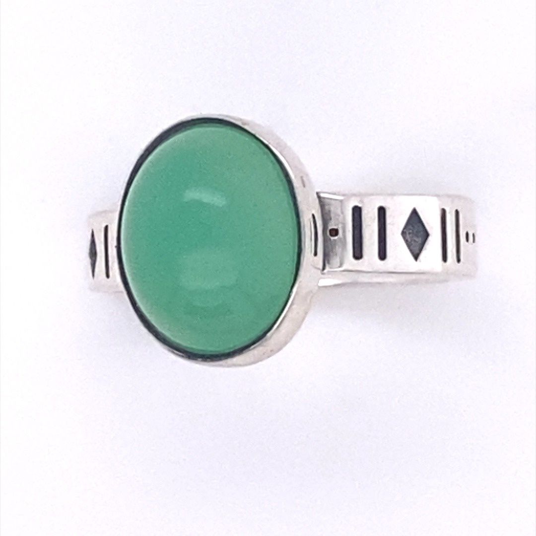 Chrysoprase Cheerful Ring