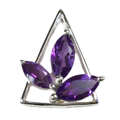 Amethyst Pretty Petals Pendant