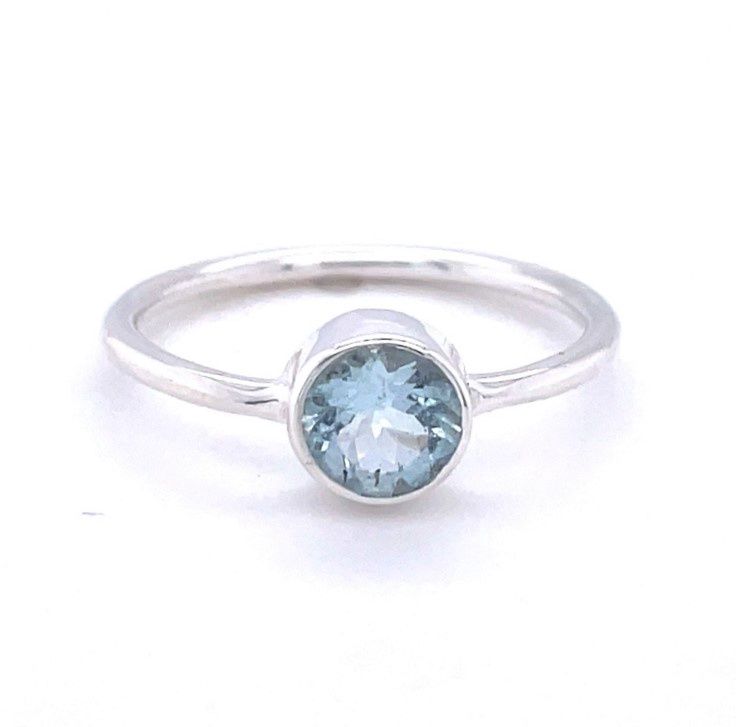 Aquamarine Adore Ring