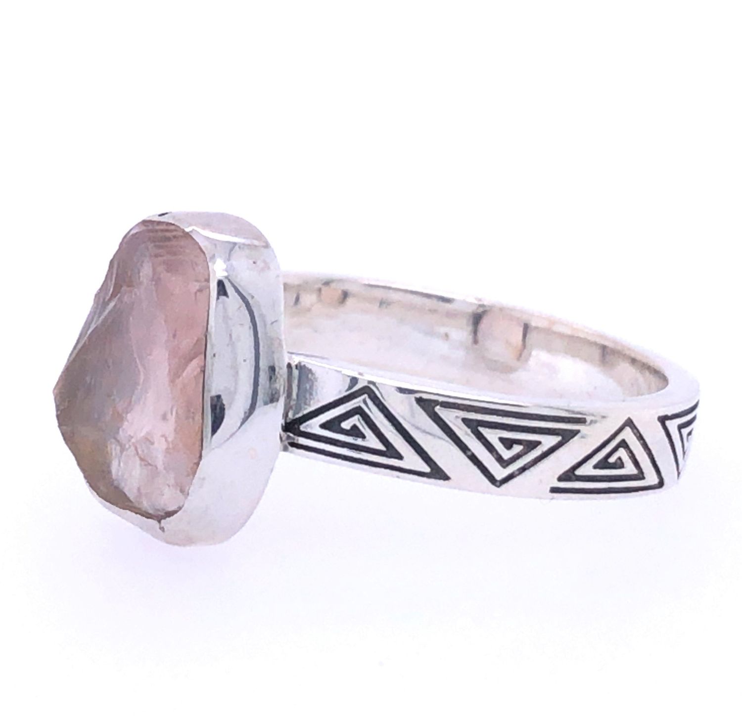 Rose Quartz Love Ring