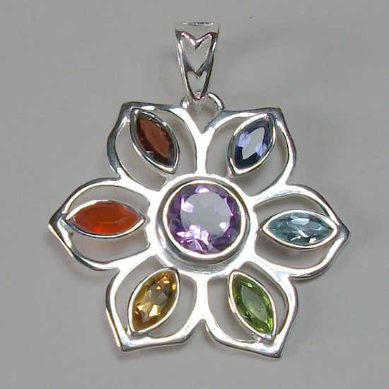 Chakra Flower Power Pendant