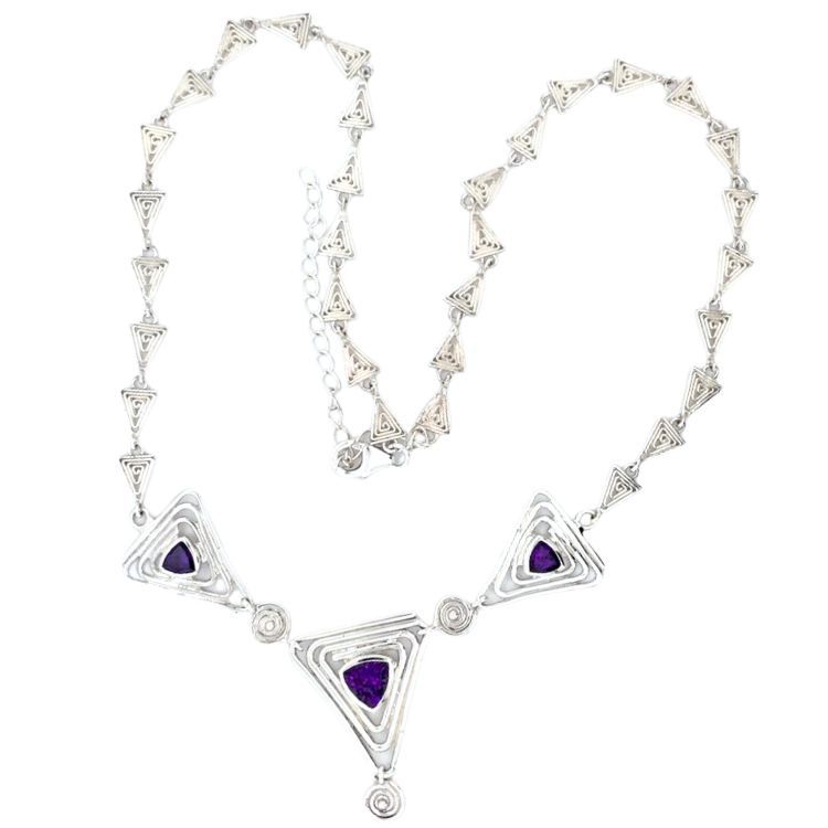 Amethyst Cleopatra Necklace
