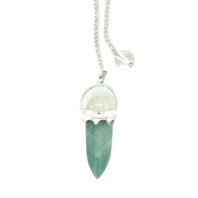 Aquamarine Moonstone Pendulum