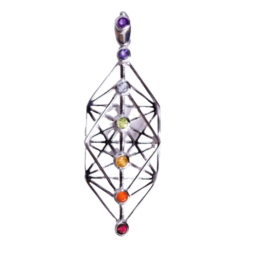 Chakra Sacred Geometry Pendant
