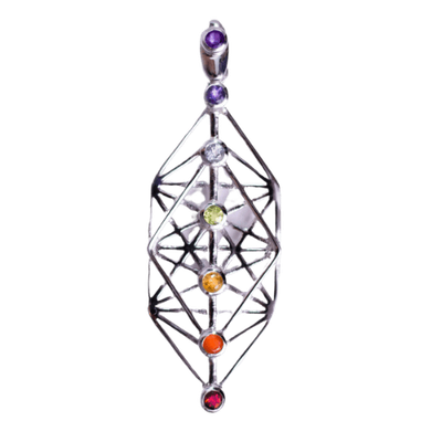 Chakra Sacred Geometry Pendant