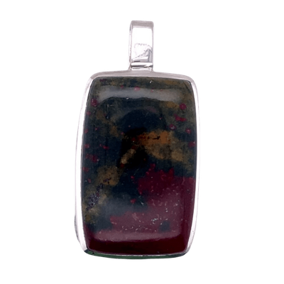 Bloodstone No Fear Pendant