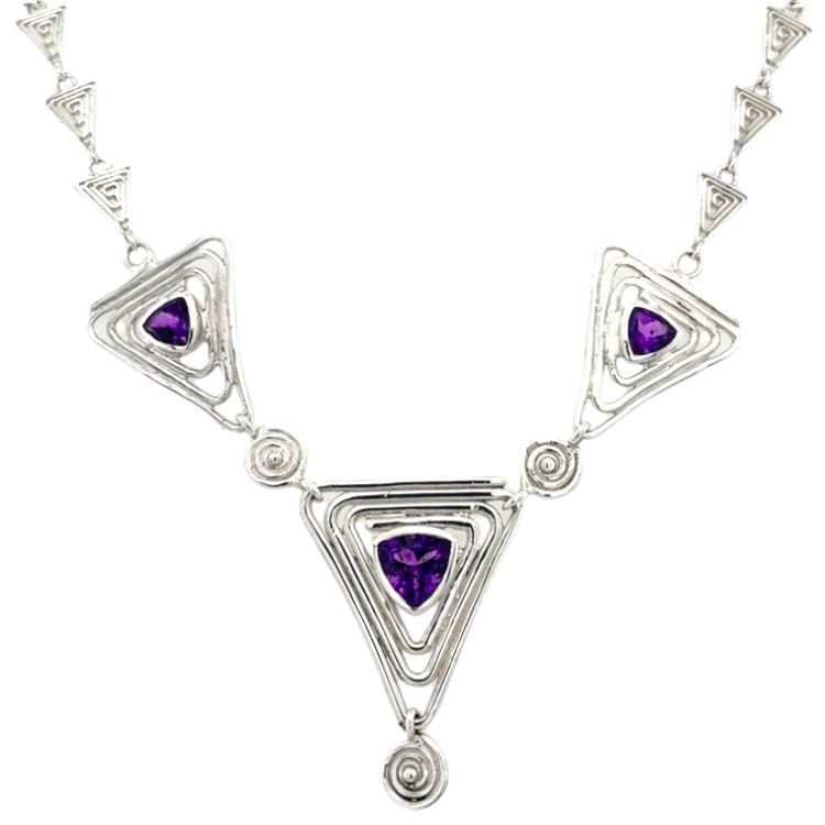 Amethyst Cleopatra Necklace