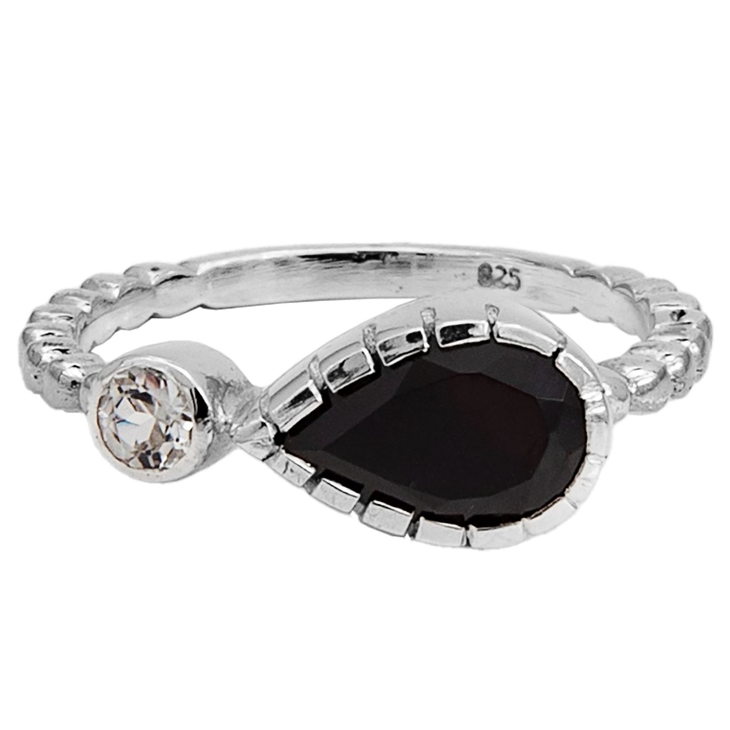 Spinel White Topaz Cheer Up Ring