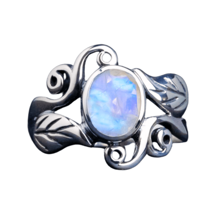 Moonstone Harmonious Swirls Ring