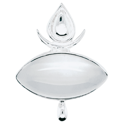 Crystal Eye of the Goddess Pendant