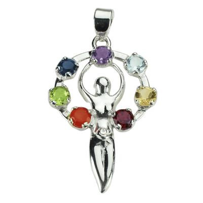 Goddess Mother Earth Chakra Pendant