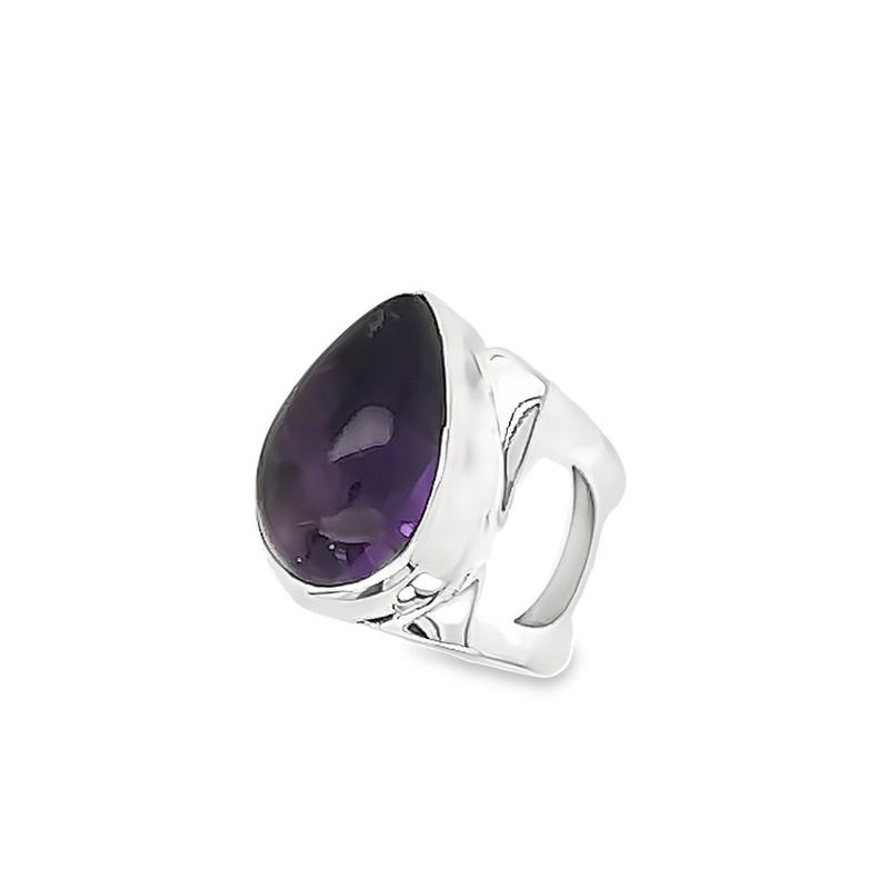Amethyst Moonbeam Ring