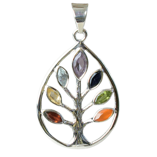 Chakra Tree of Life Pendant