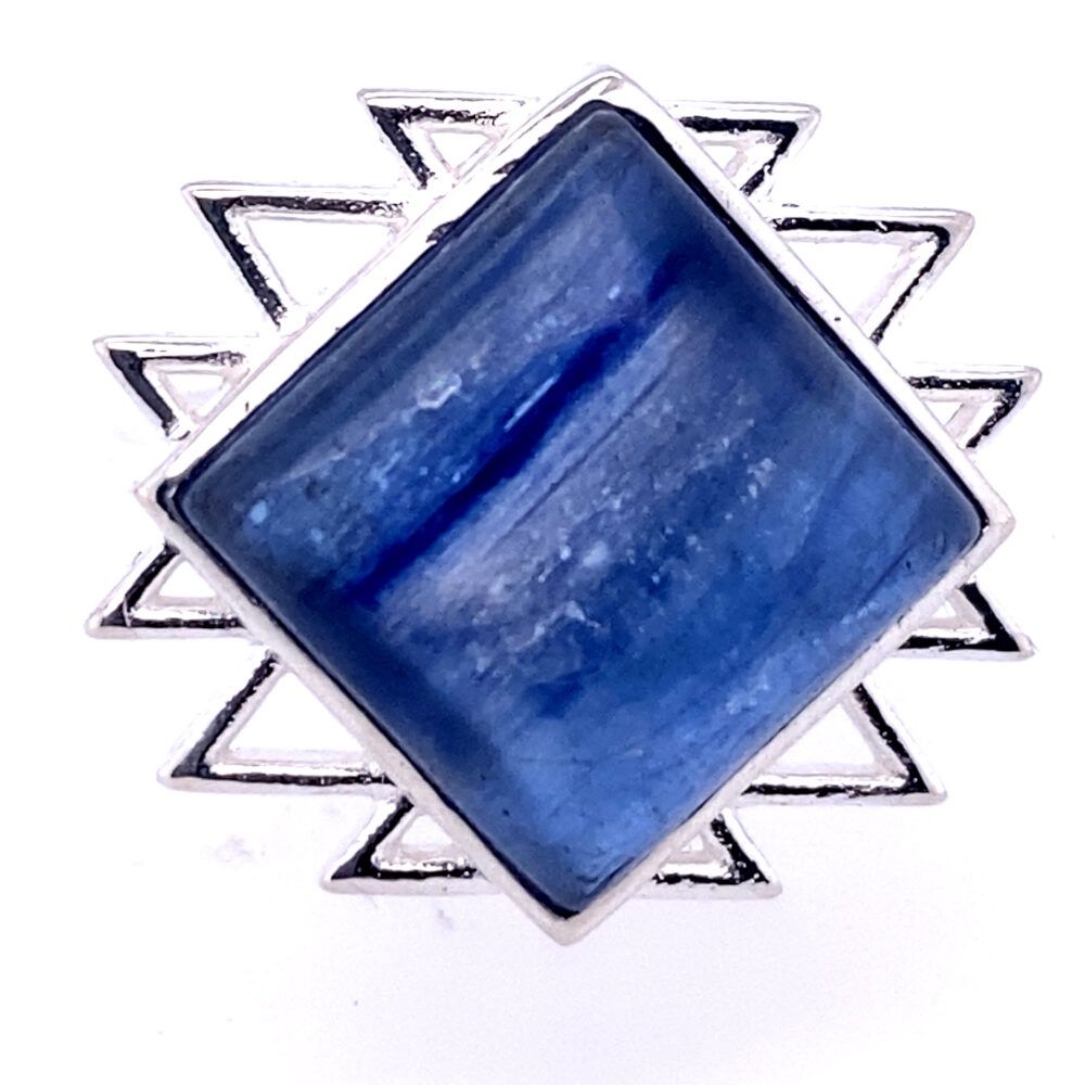 Kyanite Sacred Geo Ring