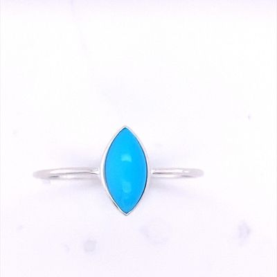 Turquoise Tru Blue Marquise Ring