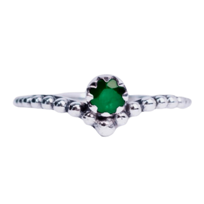 Emerald Tiara Ring