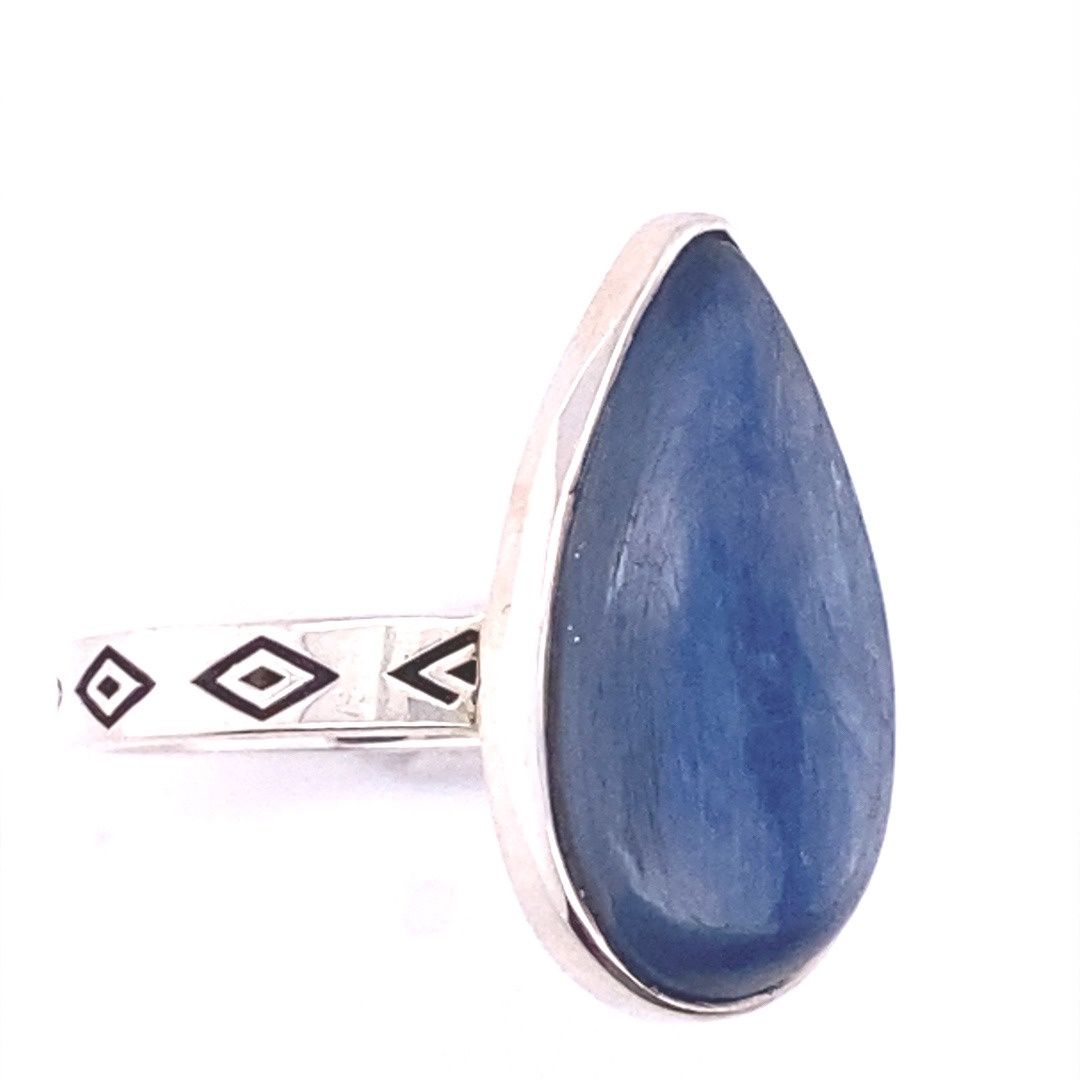 Kyanite Diamond Dutchess Ring