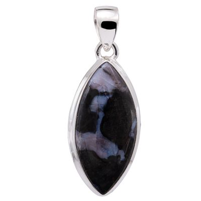 Mystic Merlinite Indigo Gabbro Pendant