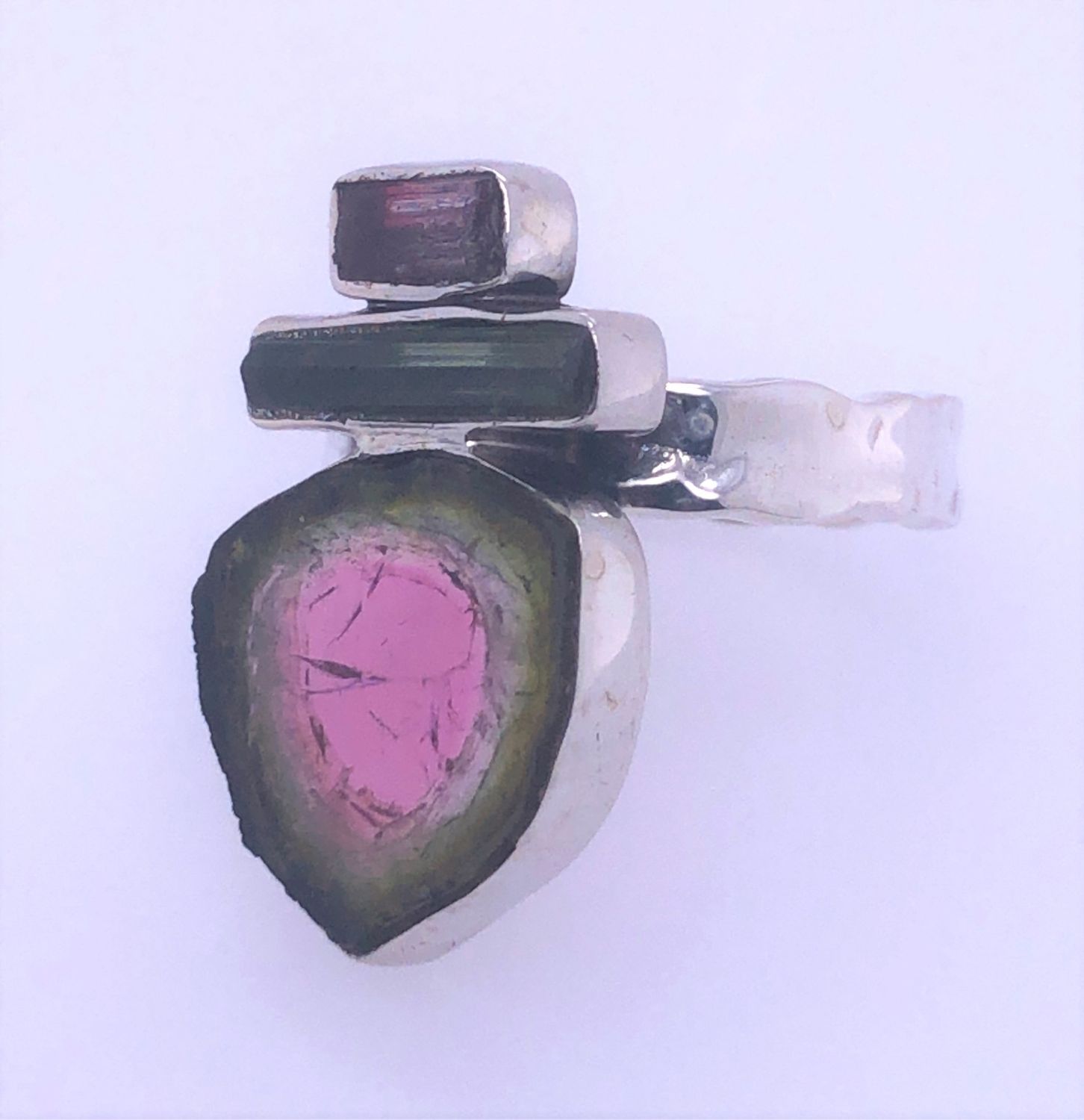 Watermelon Tourmaline Madness Ring