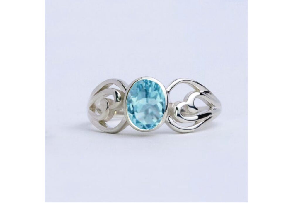 Blue Topaz Sonata Ring