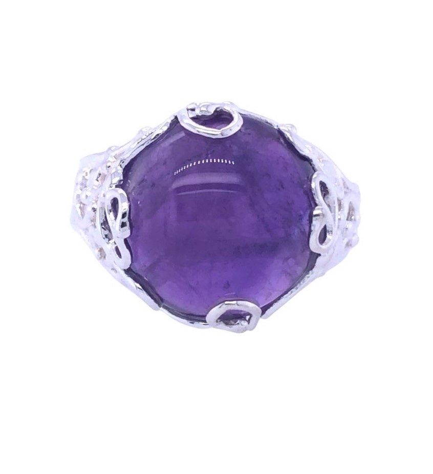 Amethyst Dancing Forest Spirit Ring