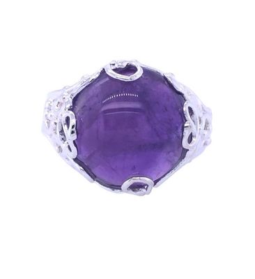 Amethyst Dancing Forest Spirit Ring