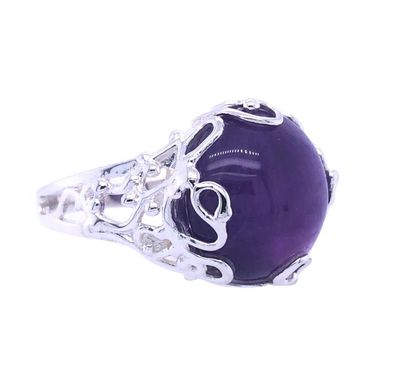 Amethyst Dancing Forest Spirit Ring