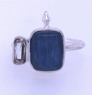 Kyanite Crystal Connection Ring