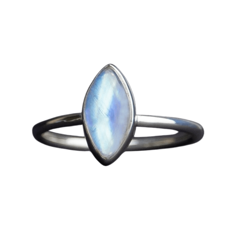 Moonstone Marquise Ring
