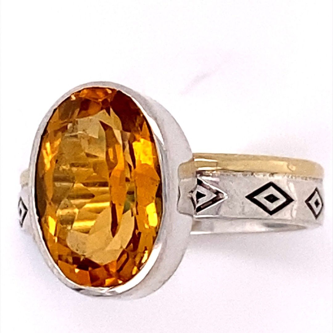 Citrine Golden Glow Ring