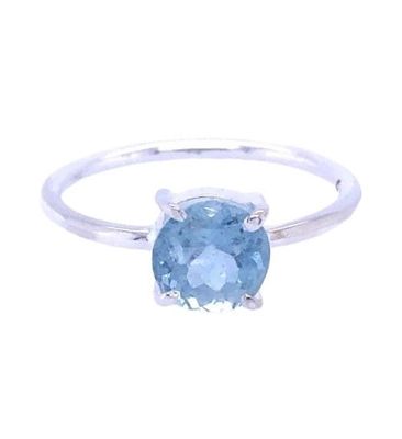 Aquamarine Aware Ring