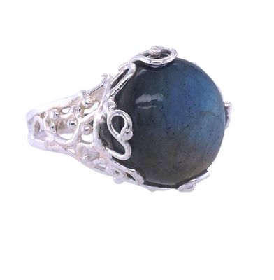 Labradorite Dancing Forest Spirit Ring