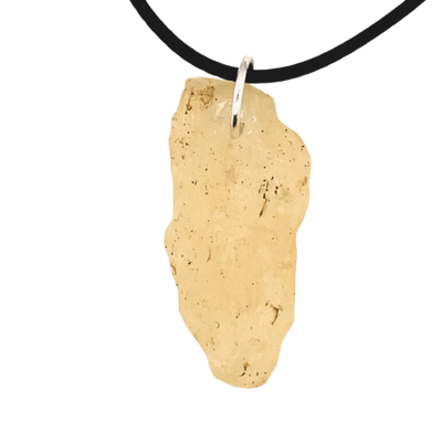 Libyan Golden Desert Glass Tektite Essentia Pendant