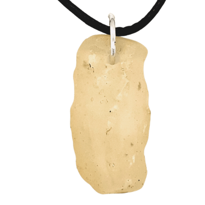 Libyan Golden Desert Glass Tektite Essentia Pendant