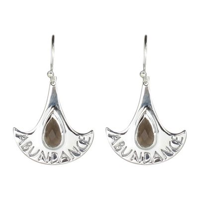 Smoky Quartz Abundance Earrings