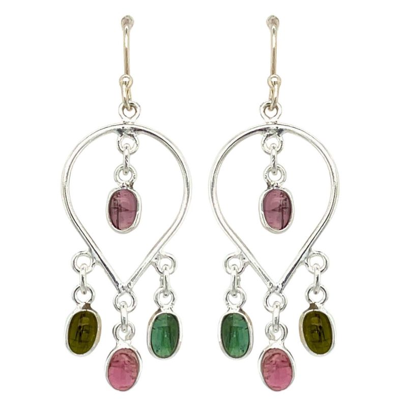 Multi-Tourmaline Marvelous Earrings