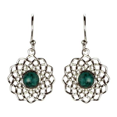 Rasa Mandala Turquoise Earrings