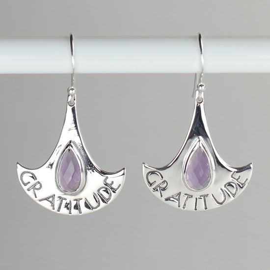 Amethyst Gratitude Earrings