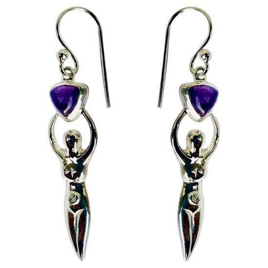 Amethyst Goddess Earrings