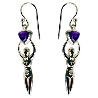 Amethyst Goddess Earrings