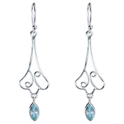 Marquis Art Earrings