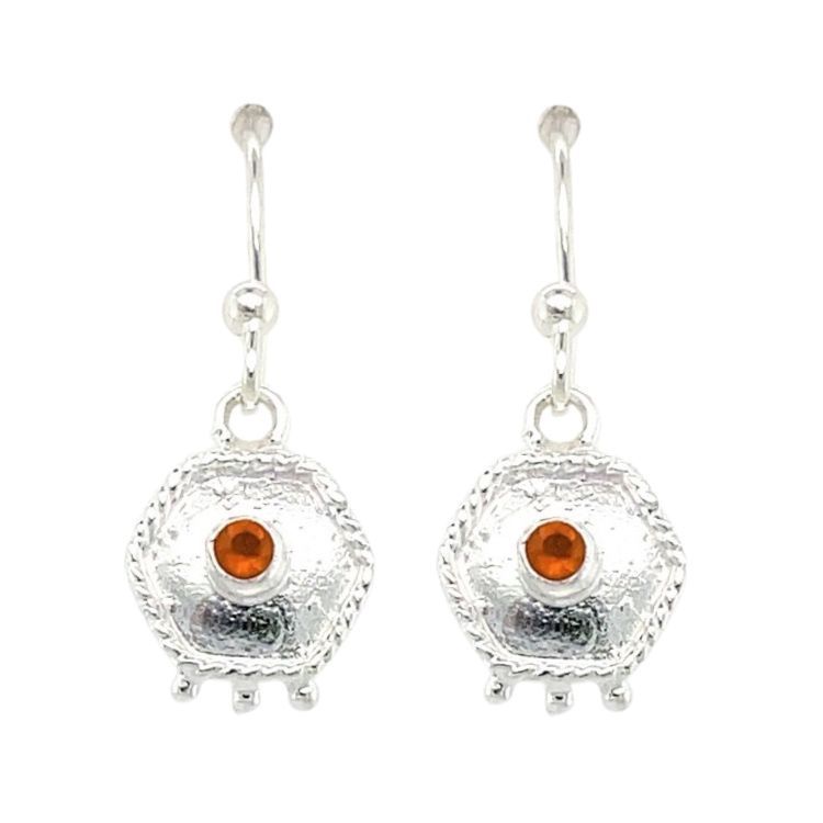 Carnelian Amulet Earrings