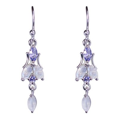 Tanzanite Dainty Dazzle Earrings