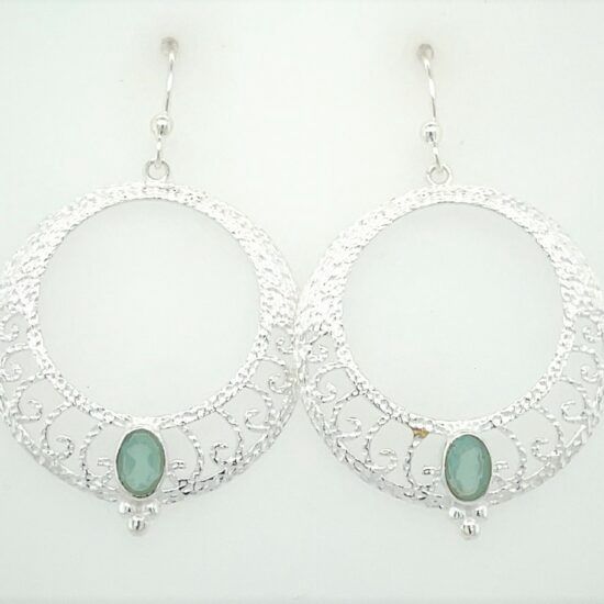 Peridot Shimmer Earrings