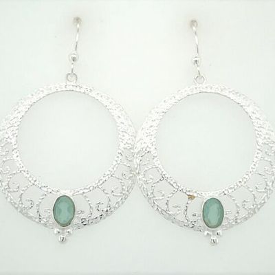 Peridot Shimmer Earrings