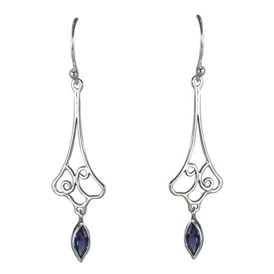 Marquis Art Earrings