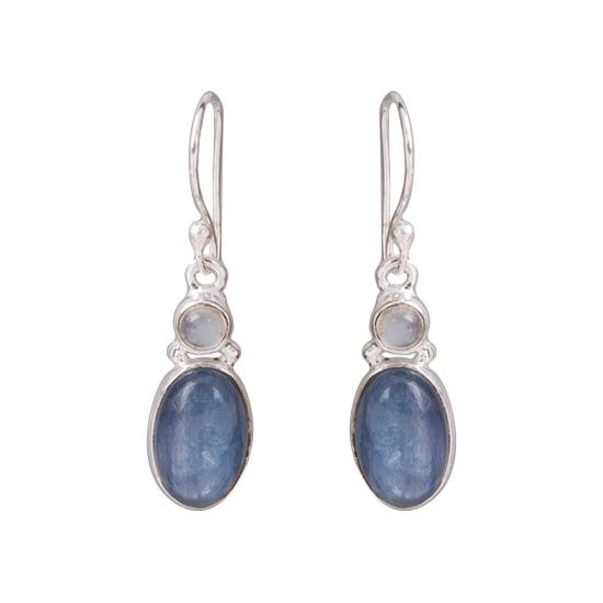 Kyanite Moonstone Earrings