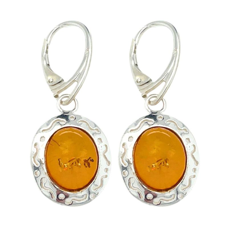 Amber Sunsplash Earrings