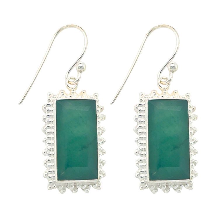 Aventurine Lucky Earrings